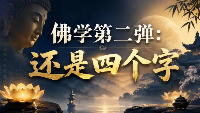 付费文章：佛学第二弹：还是四个字-云网创
