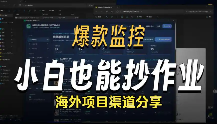 抖音爆款数据监控工具_海外网盘拉新渠道